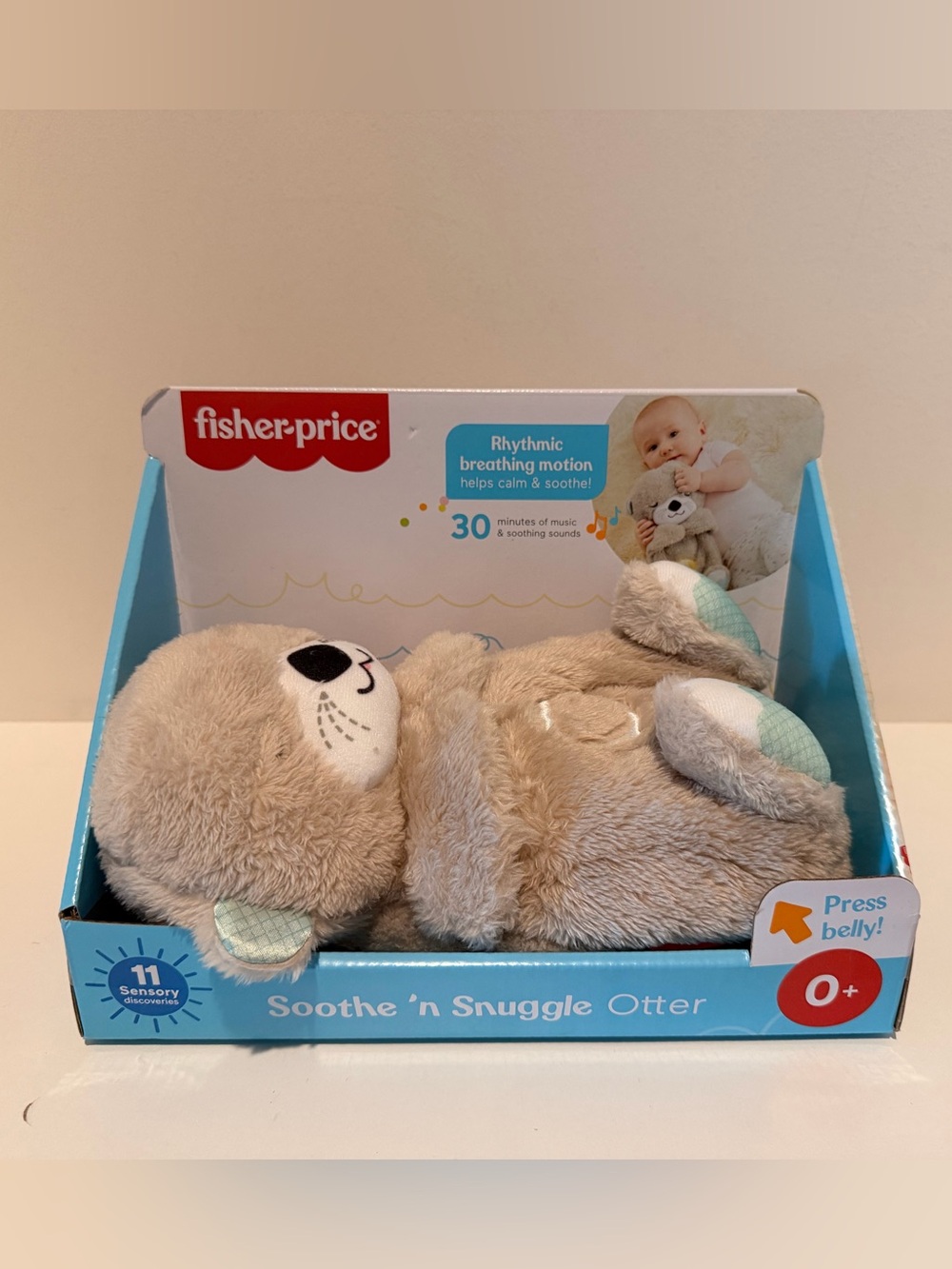 Fisher-Price Soothe ‘n Snuggle Otter Plush Baby Toy
